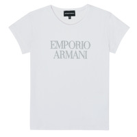 textil Niña Camisetas manga corta Emporio Armani 8N3T03-3J08Z-0100 Blanco