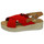 Zapatos Mujer Sandalias Karralli Sandalia de serraje Rojo