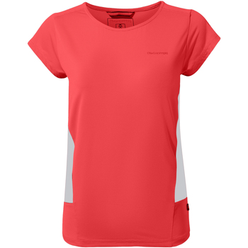 textil Mujer Camisetas manga corta Craghoppers  Rojo