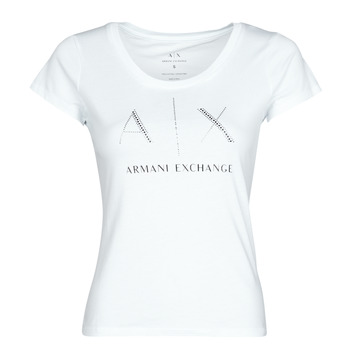 textil Mujer Camisetas manga corta Armani Exchange 8NYT83 Blanco