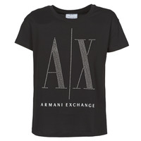 textil Mujer Camisetas manga corta Armani Exchange 8NYTDX Negro