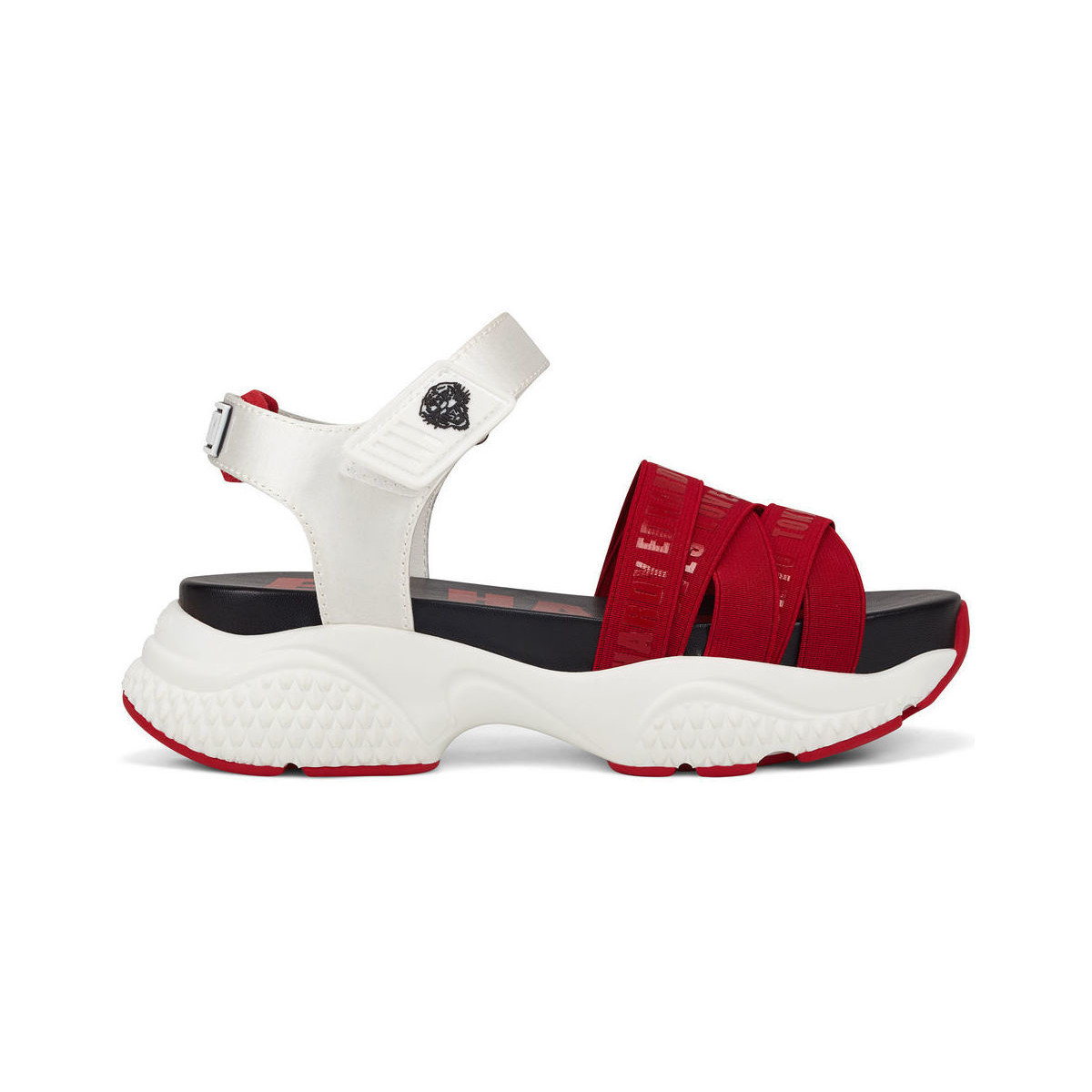 Zapatos Mujer Sandalias Ed Hardy Overlap sandal red/white Rojo