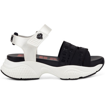 Zapatos Mujer Deportivas Moda Ed Hardy Overlap sandal black/white Blanco