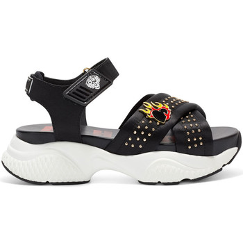 Zapatos Mujer Deportivas Moda Ed Hardy - Flaming sandal black Negro