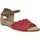 Zapatos Mujer Sandalias Pinaz 324 Rojo