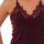 textil Mujer Camisetas sin mangas Vero Moda 10185863 VMMILLA S/L LACE TOP NOOS PORT ROYALE Rojo