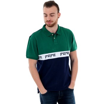 textil Hombre Polos manga corta Pepe jeans PM541220 FIDALL - 664 SHERWOOD Verde