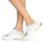 Zapatos Mujer Zapatillas bajas John Galliano 3646 Blanco / Oro