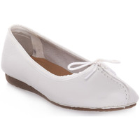 Zapatos Mujer Bailarinas-manoletinas Clarks FRECKLE ICE WHITE Blanco