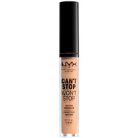 Belleza Mujer Base de maquillaje Nyx Professional Make Up Can't Stop Won't Stop Contour Concealer natural 