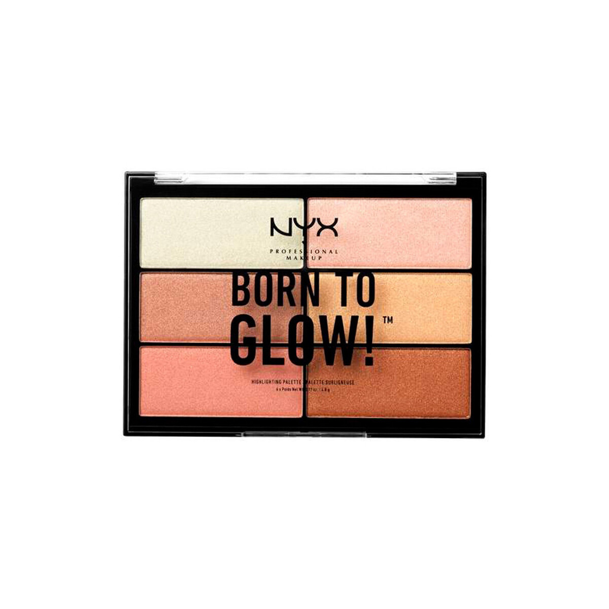Belleza Mujer Iluminador  Nyx Professional Make Up Born To Glow! Highlighting Palette 6 X 4 8 Gr 