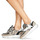 Zapatos Mujer Zapatillas bajas Meline TRO1700 Beige / Serpiente