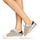 Zapatos Mujer Zapatillas bajas Meline IN1344 Blanco / Beige / Oro