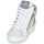 Zapatos Mujer Zapatillas altas Meline IN1363 Blanco / Plateado