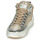 Zapatos Mujer Zapatillas altas Meline STRA5056 Beige / Oro