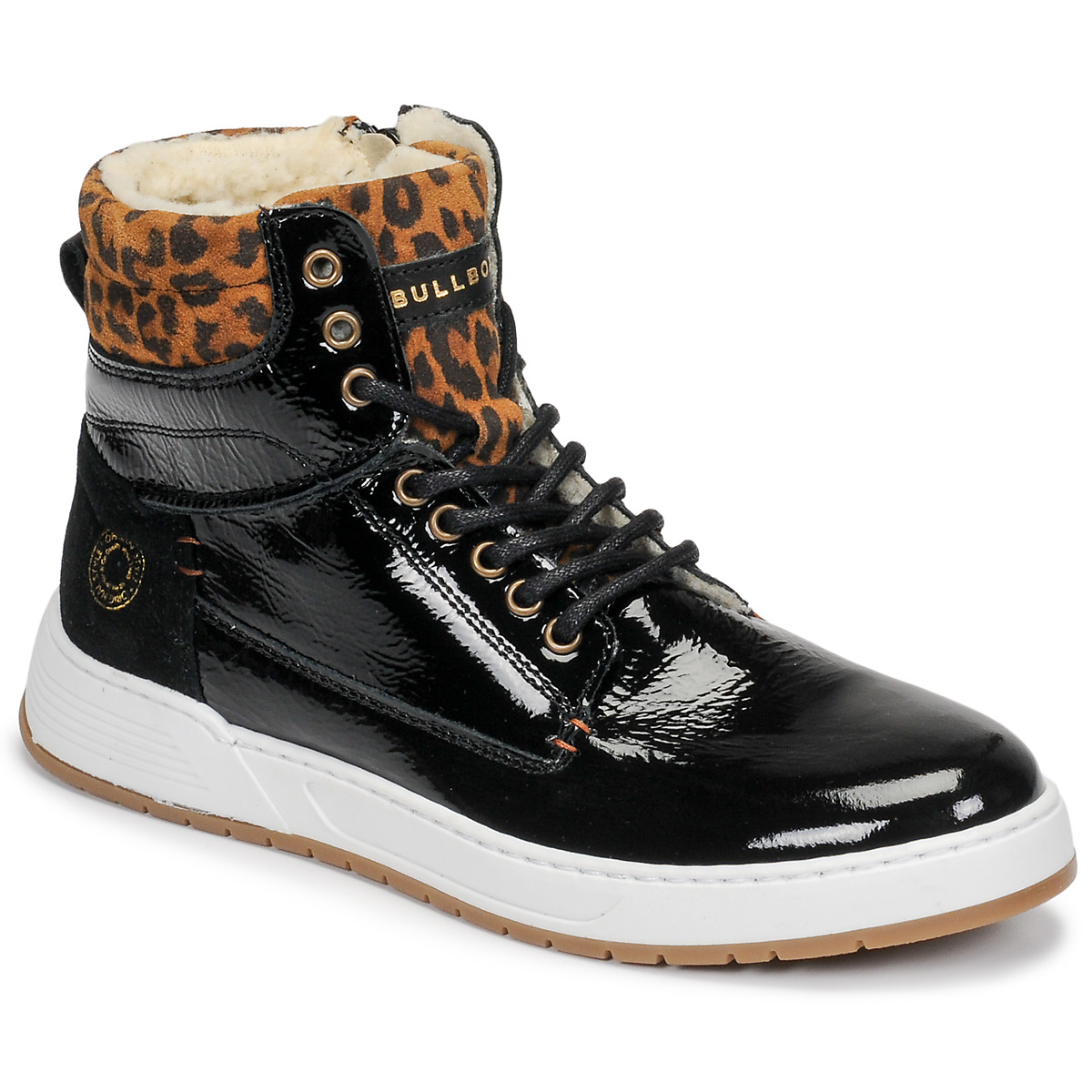 Zapatos Niña Zapatillas altas Bullboxer AOF503E6L-BLCK Negro