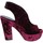 Zapatos Mujer Sandalias David Haron BM137 Burdeo
