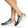 Zapatos Mujer Zapatillas bajas Serafini OREGON Negro / Blanco / Oro