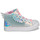 Zapatos Niña Zapatillas altas Skechers TWI-LITES 2.0 Plata / Rosa / Led