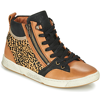 Zapatos Mujer Zapatillas altas Pataugas JULIA/PO F4F Cognac / Leopardo