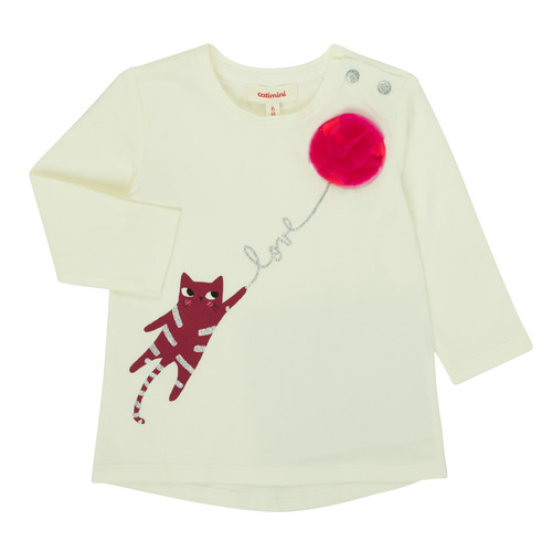 textil Niña Camisetas manga larga Catimini CR10063-11 Rosa