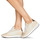 Zapatos Mujer Zapatillas bajas Philippe Model TROPEZ X MONDIAL CROCO Beige