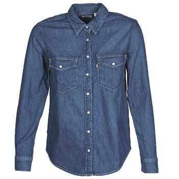 textil Mujer Camisas Levi's ESSENTIAL WESTERN Azul