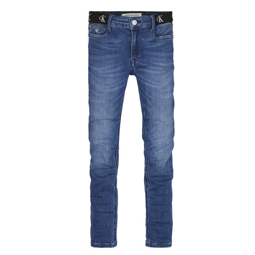 textil Niña Vaqueros slim Calvin Klein Jeans IG0IG00639-1A4 Azul