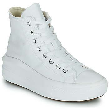 Zapatos Mujer Zapatillas altas Converse Chuck Taylor All Star Move Canvas Color Hi Blanco