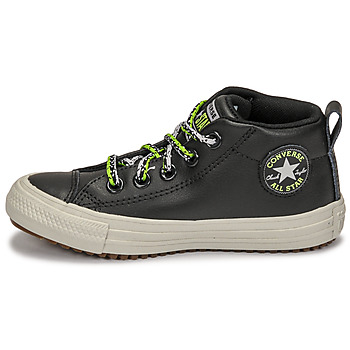 Converse CHUCK TAYLOR ALL STAR STREET BOOT DOUBLE LACE LEATHER MID Negro