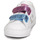 Zapatos Niña Zapatillas bajas Converse STAR PLAYER 2V GLITTER TEXTILE OX Blanco / Azul / Rosa