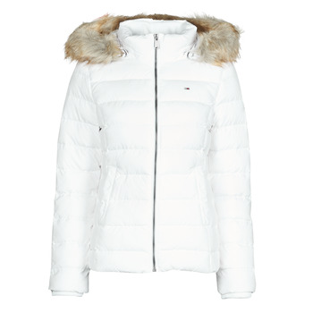 textil Mujer Plumas Tommy Jeans TJW BASIC HOODED DOWN JACKET Blanco