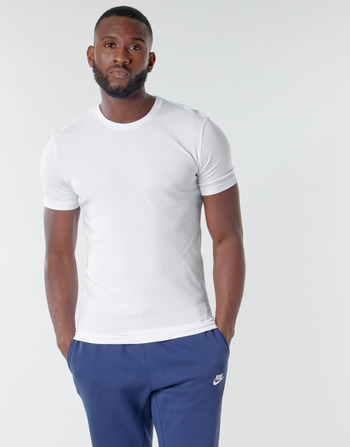 textil Hombre Camisetas manga corta Nike EVERYDAY COTTON STRETCH Blanco