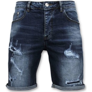 textil Hombre Pantalones cortos Enos Pantalones Cortos Jeans Short Azul