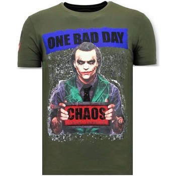 textil Hombre Camisetas manga corta Local Fanatic Camiseta Exclusiva De Los El Joker Verde