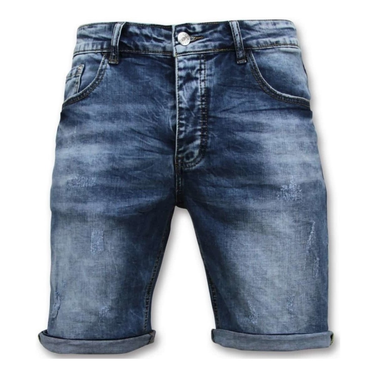 textil Hombre Pantalones cortos Enos Los Pantalones Cortos De Los Short Azul