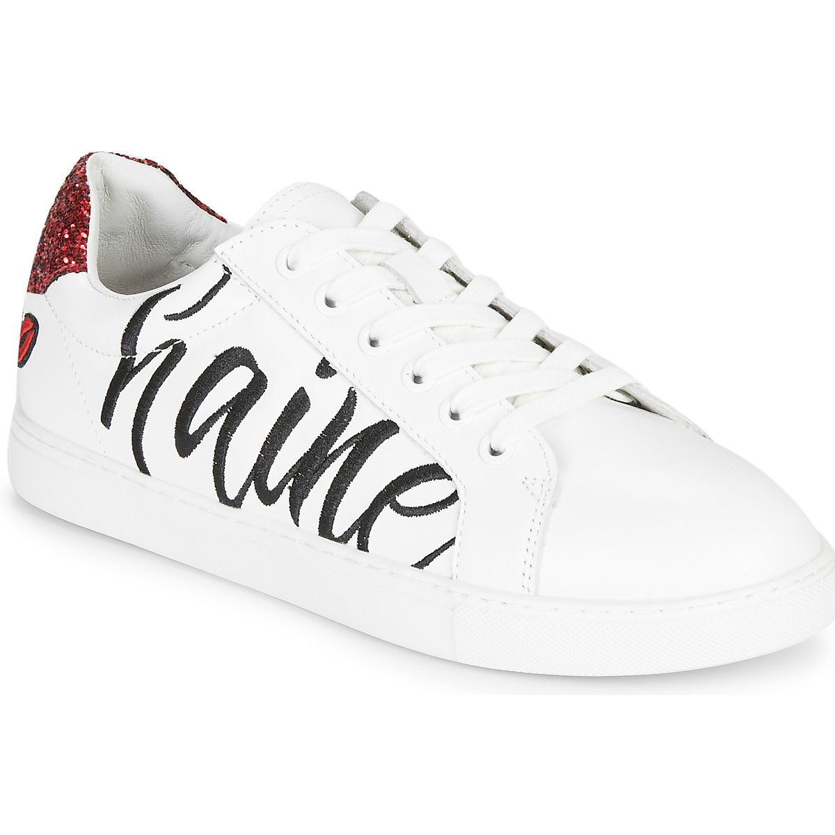 Zapatos Mujer Zapatillas bajas Bons baisers de Paname SIMONE AMOUR/HAINE Blanco