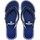 Zapatos Mujer Chanclas Brasileras Shiny Azul