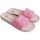 Zapatos Mujer Sandalias Brasileras Tren Pala Rosa