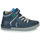 Zapatos Niño Zapatillas altas Kickers IRELAS Marino / Azul