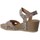 Zapatos Mujer Sandalias Calzados Penelope Penelope Collection 5754 Sandalias con Cuña de Mujer Beige