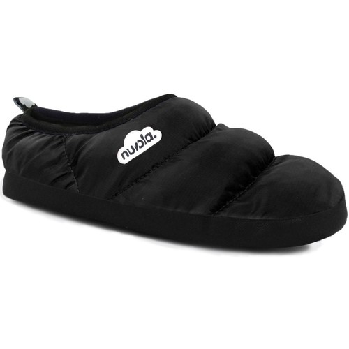 Zapatos Pantuflas Nuvola. Clasica Suela de Goma Negro