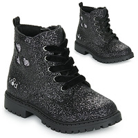 Zapatos Niña Botas de caña baja Mod'8 TINALY Negro / Glitter