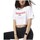 textil Mujer Camisetas manga corta Reebok Sport Linear Logo Crop Tee Blanco