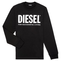 textil Niños Camisetas manga larga Diesel TJUSTLOGO ML Negro