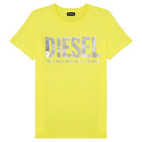 textil Niña Camisetas manga corta Diesel TSILYWX Amarillo