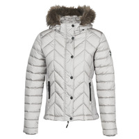 textil Mujer Plumas Superdry LUXE FUJI PADDED JACKET Plata