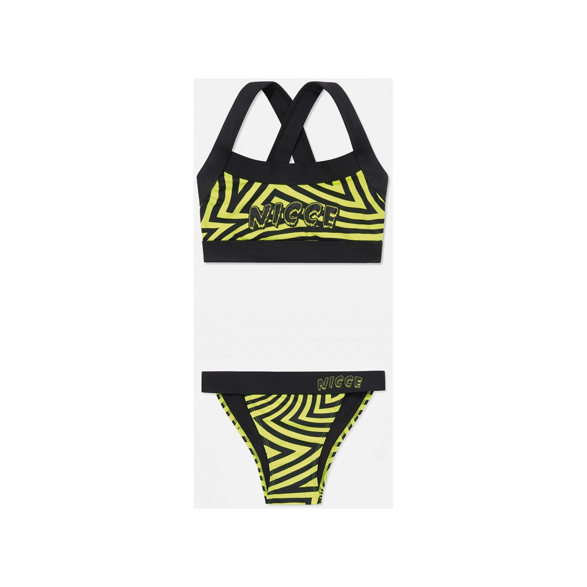 textil Mujer Bañadores Nicce London Vortex bikini set Amarillo