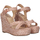 Zapatos Mujer Sandalias Exé Shoes SANDALIA CUÑA ESPARTO ROSA NAOMI-455 ROSA 