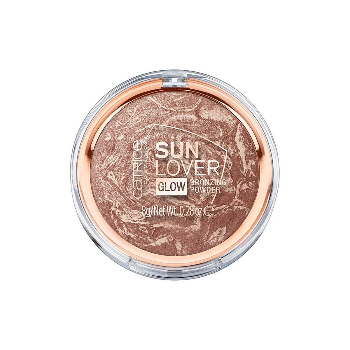Belleza Mujer Colorete & polvos Catrice Sun Lover Glow Bronzing Powder 010-sun-kissed Bronze 